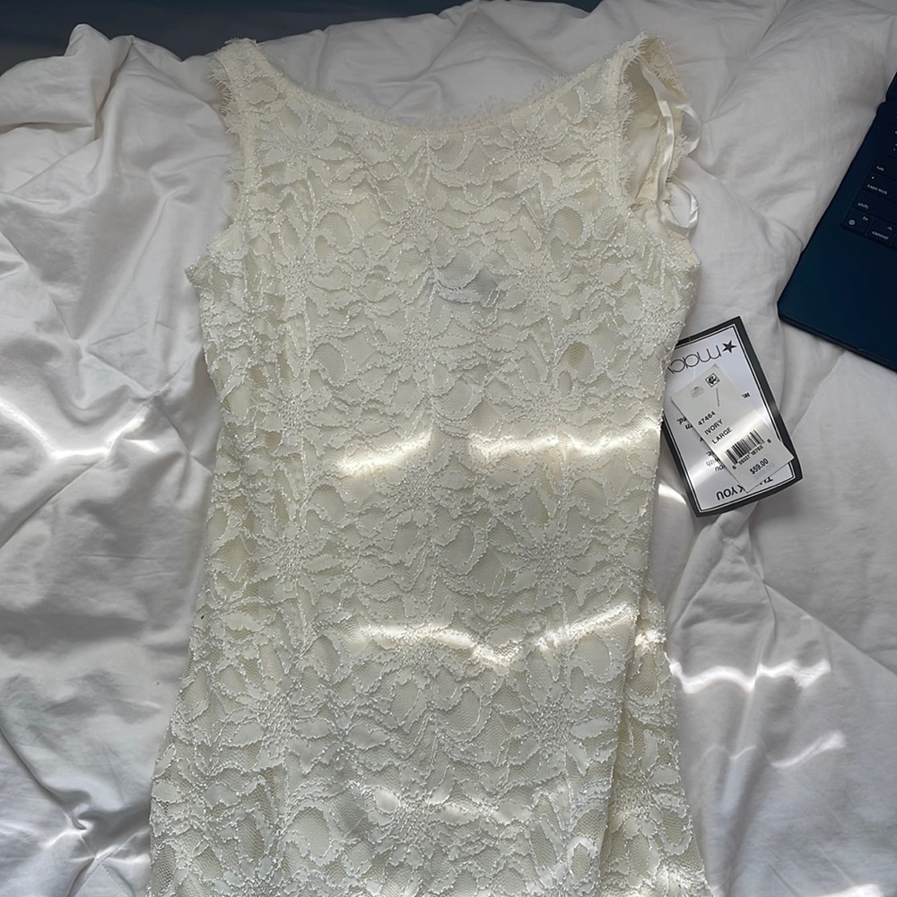 Macys lace sparkly dress- Large